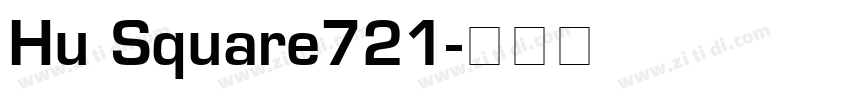 Hu Square721字体转换
